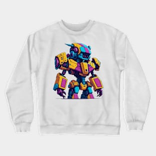 Cute Robot Crewneck Sweatshirt